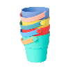 4 Sceaux pour le bain - Little L
