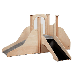 Structure de jeux - 2 toboggans