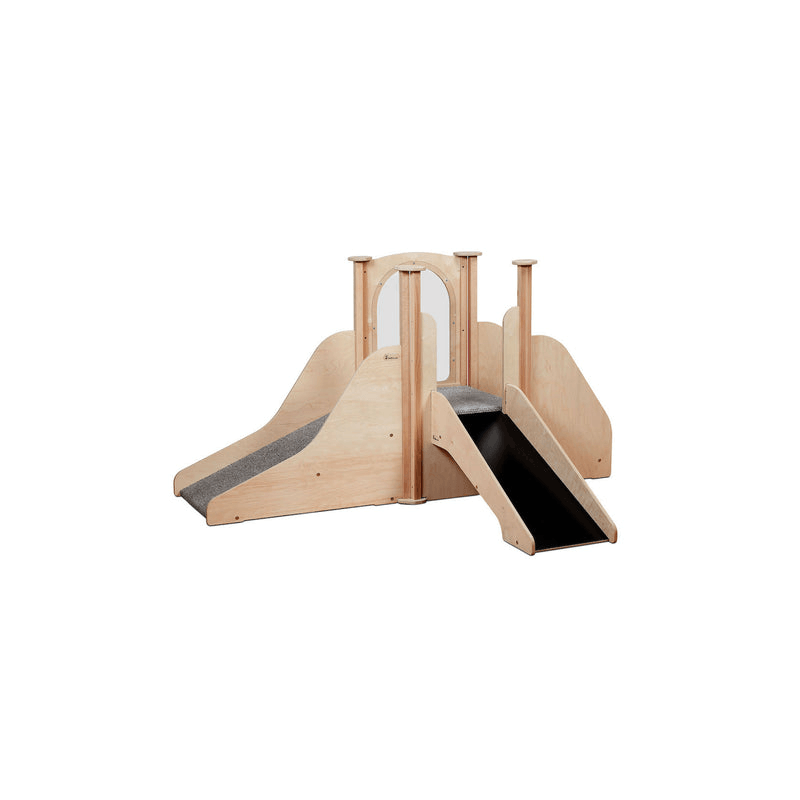Structure de jeux - 2 toboggans