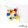 9 blocs sensoriels en bois montessori