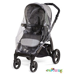 Habillage pluie bulle pour poussette perego