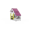 Maisonnette enfant extérieur en bois fixation courte
