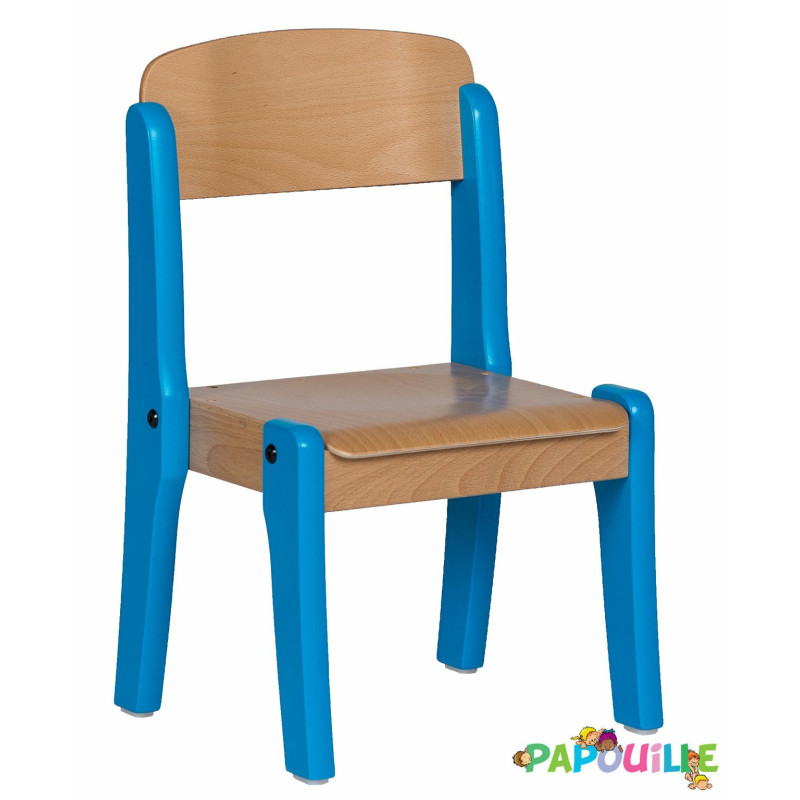 Chaise pour crèche en bois empilable t00 h.18cm