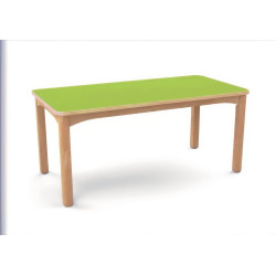 Table en bois 120 x 60 t00 h.36cm wkc