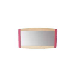 Miroir enfant avec cadre sans barre de soutien 120x60cm naturel
