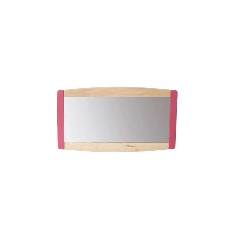 Miroir enfant avec cadre sans barre de soutien 120x60cm naturel