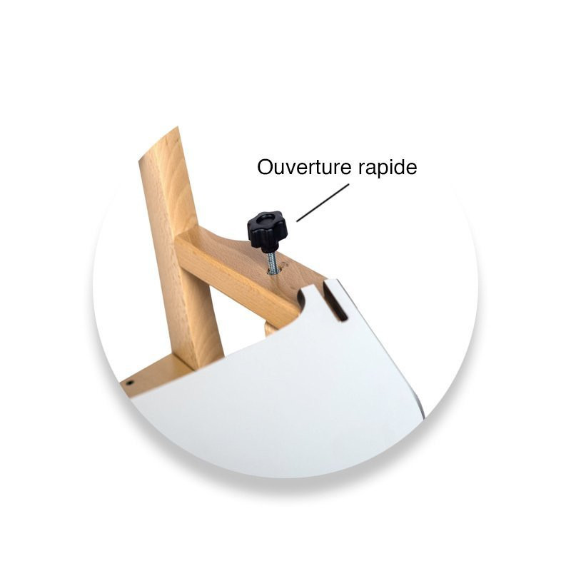 Vis tablette fauteuil Repas 03355
