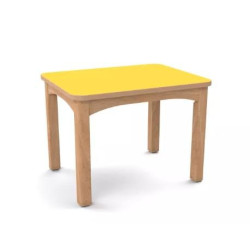 Table en bois pour crèche 64 x 50 cm T3 - Naturel