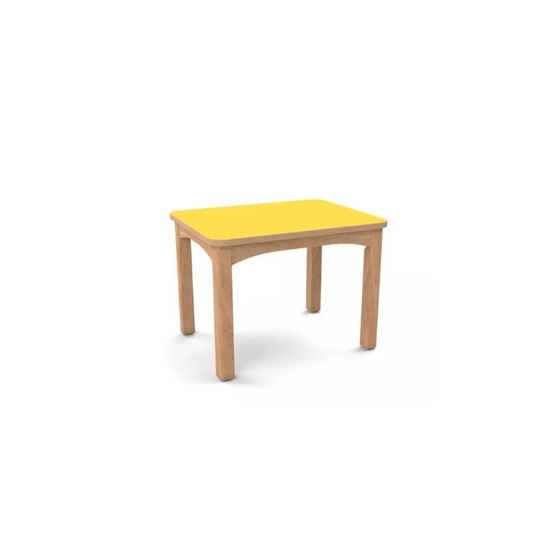 Table en bois pour crèche 64 x 50 cm T3 - Naturel