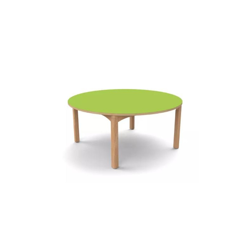Table ronde 4 pieds T3 - Naturel