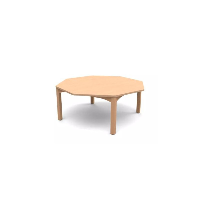 Table octogonale spéciale collectivité T2 - Naturel
