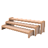 Bancs gigognes (lot de 3 bancs)
