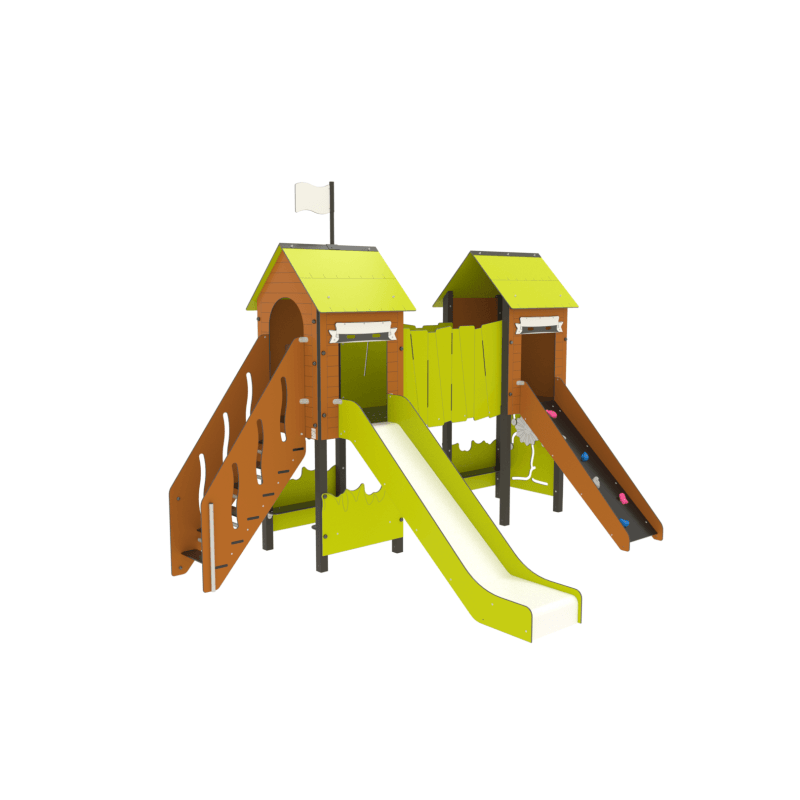Structure de jeux Actinat - Fixations courtes
