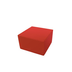Pouf cube en mousse pvc h.25cm
