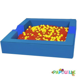 Piscine à balles en mousse revêtement pvc avec extension (complète)