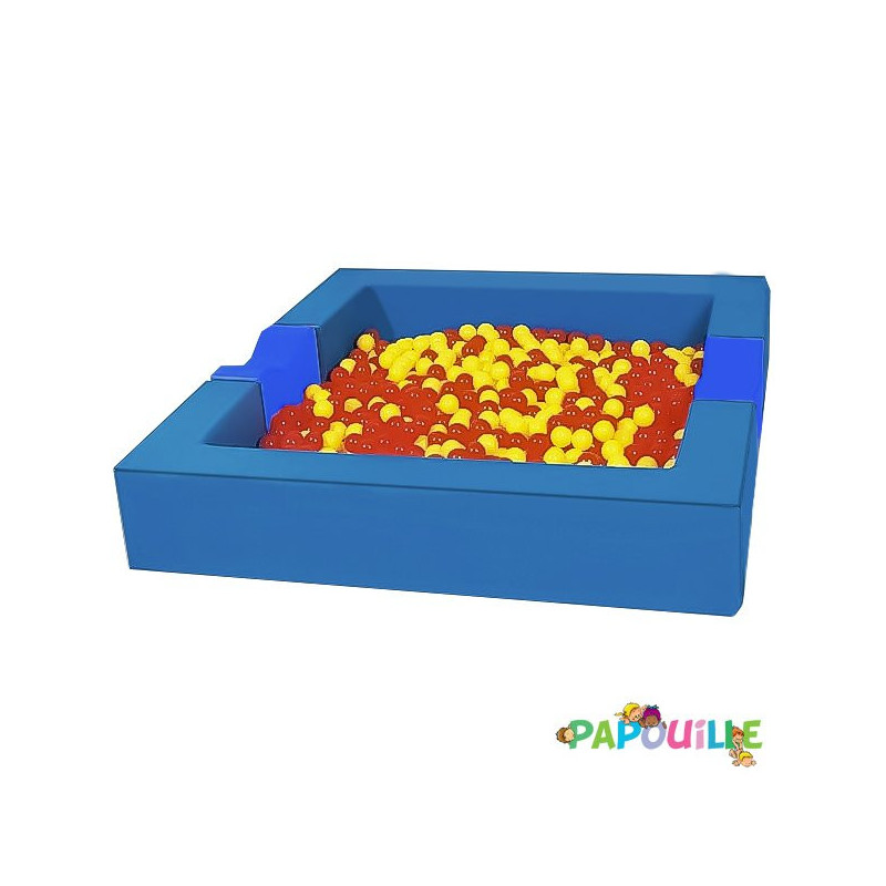 Piscine à balles en mousse revêtement pvc avec extension (complète)