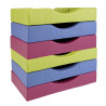 Couchette empilable en mousse pvc 50 x 100 cm bleu