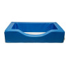 Couchette empilable en mousse pvc 50 x 100 cm bleu
