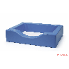 Couchette empilable en mousse pvc 50 x 100 cm bleu