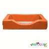 Couchette empilable en mousse pvc 50 x 100 cm bleu