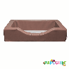 Couchette empilable en mousse pvc 50 x 100 cm bleu