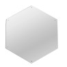 Miroir enfant incassable en acrylique 60 x 50 cm hexagonal