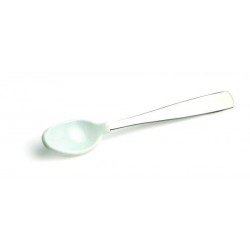 cuillère bébé douce en silicone long manche inox