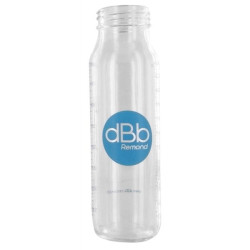 Biberon en verre nu - 240 ml rd