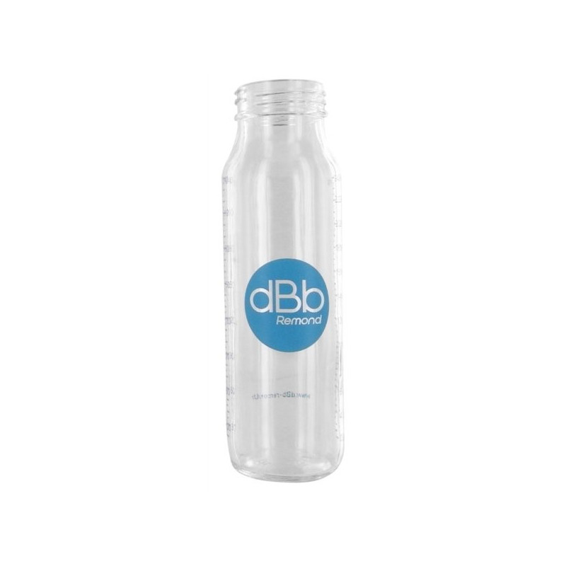 Biberon en verre nu - 240 ml rd