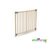Barrière de sécurité portillon enfant amovible 73-110cm naturel