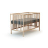 Lit bébé 60x120 simple Naturel  sans traitement ni peinture