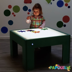 Mini table lumineuse créative