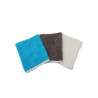 Set de 3 gants de toilette éponge d'apprentissage