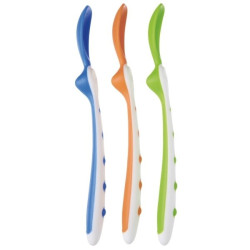 Lot de 3 cuillères ergonomique - hygiéniques