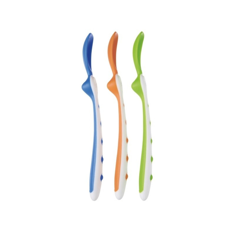 Lot de 3 cuillères ergonomique - hygiéniques