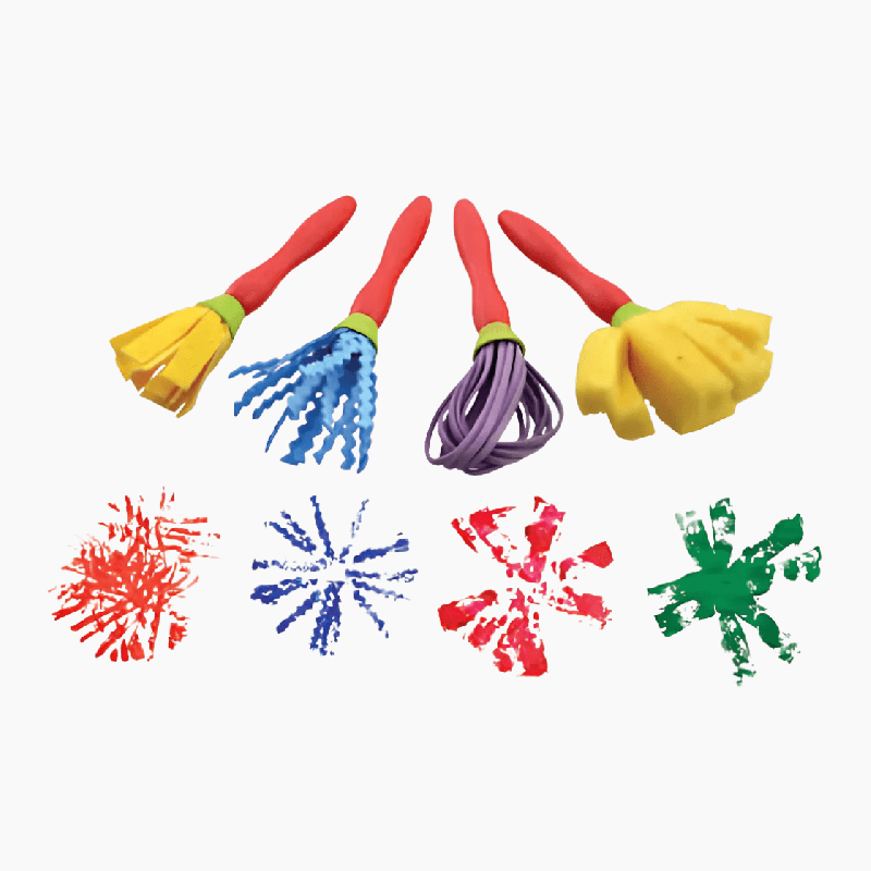Set de 4 brosses à texture