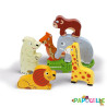 Puzzle 3d le zoo ( pour les enfants de 18 mois et plus )