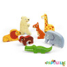 Puzzle 3d le zoo ( pour les enfants de 18 mois et plus )