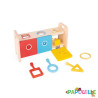Boite à clefs, apprentissage formes et couleurs