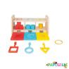 Boite à clefs, apprentissage formes et couleurs