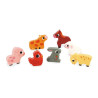 Puzzle 7 pièces - les animaux de la ferme
