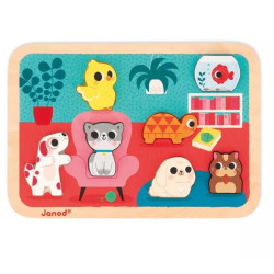 Puzzle 7 pièces - Les animaux domestiques