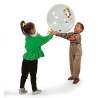 Gros ballon avec balles papouille