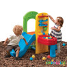 Mini toboggan play ball fun climber step2