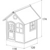 Maisonnette en bois la jardinière EN 71