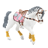Lot de 4 figurines cheval -enfant-