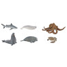 Lot Orange - Lot de 6 figurines - L'Univers Marin