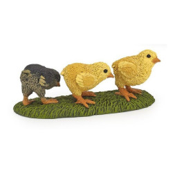 Figurine les poussins de la ferme