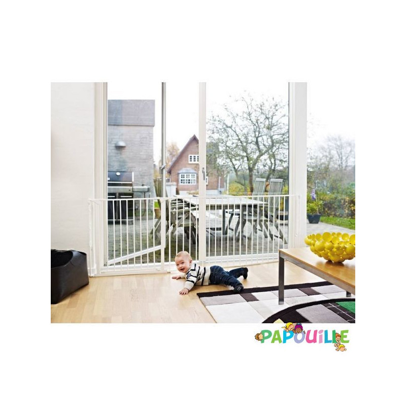Barrière de sécurité modulable 3 sections 90cm à 223cm flex l