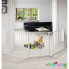 Barrière de sécurité modulable 3 sections 90cm à 223cm flex l
